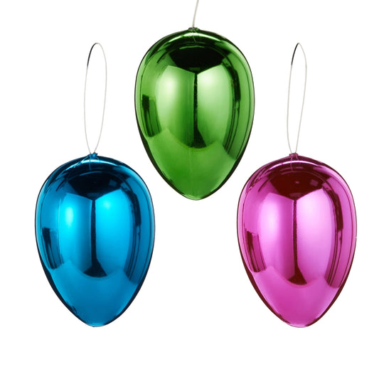 4.5" Metallic Egg Ornament