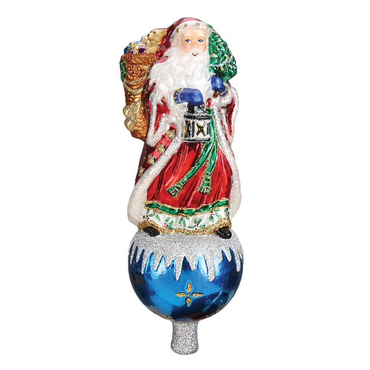 Old World Christmas Father Christmas Tree Top Ornament