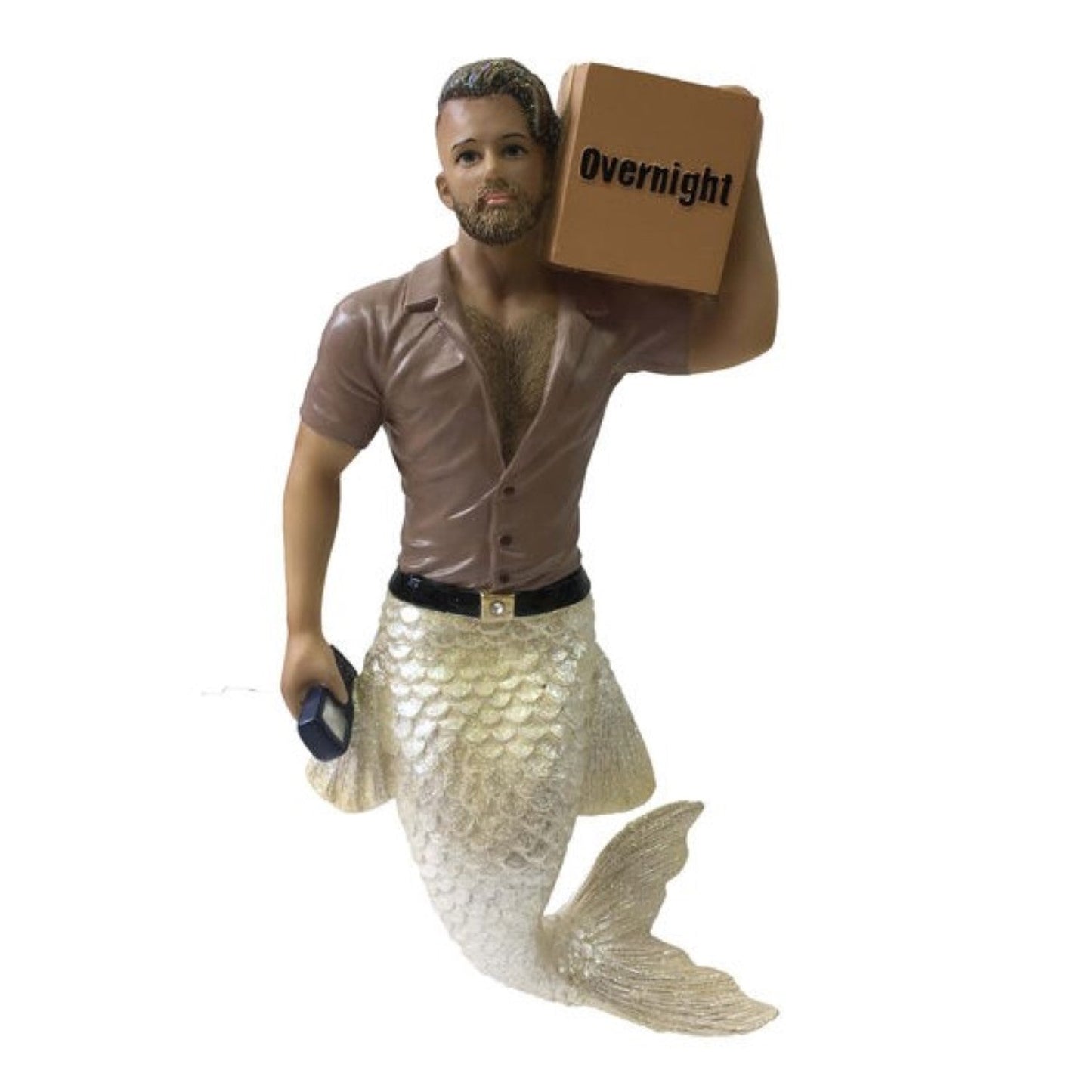 December Diamonds Mermen Figurine - Big Package