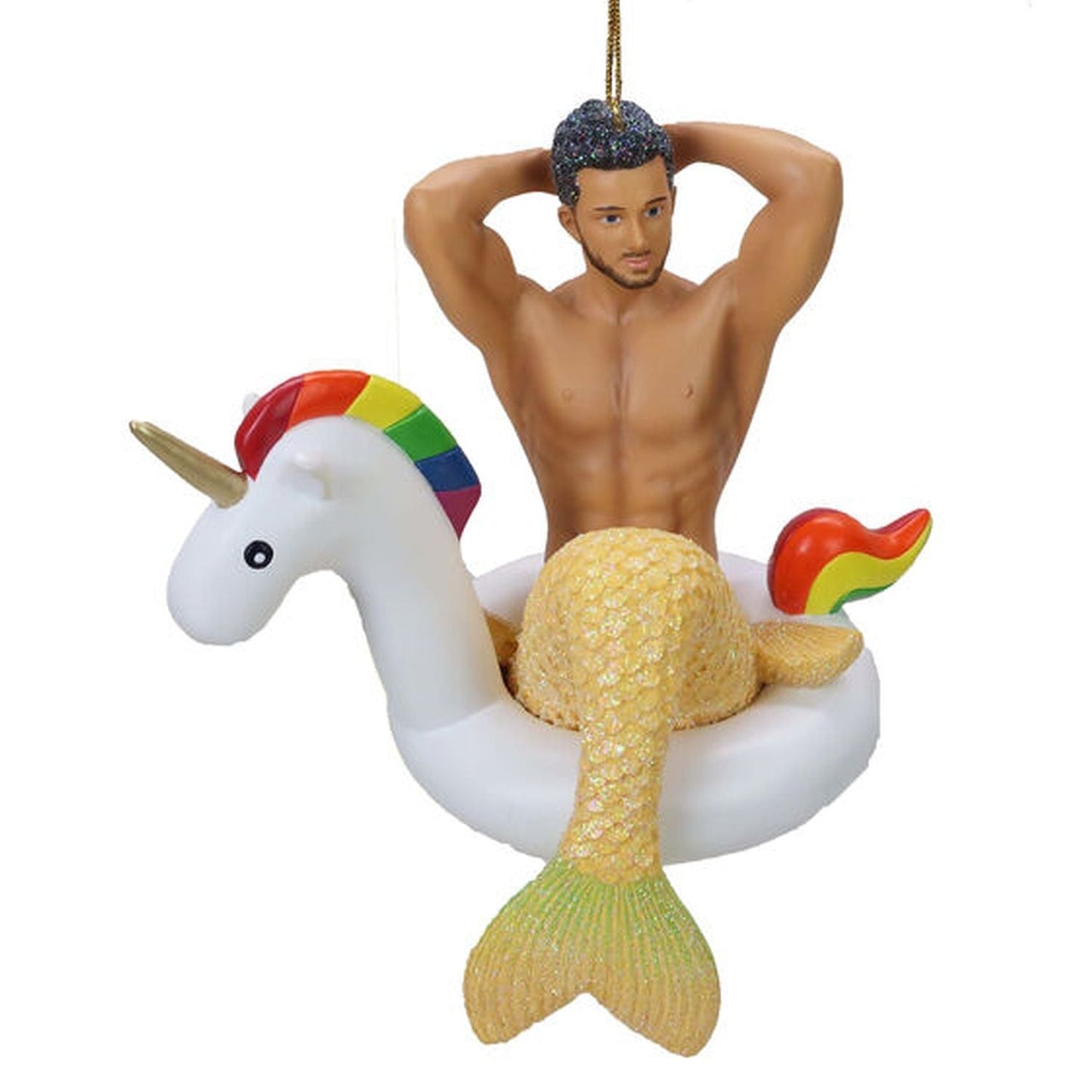 December Diamonds Mermen Collections - Mr Unicorn Figurine