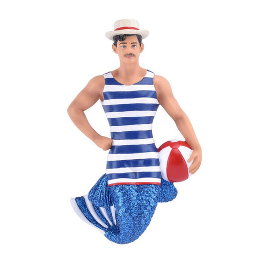 December Diamonds Mermen Mr Beach Balls Figurine.