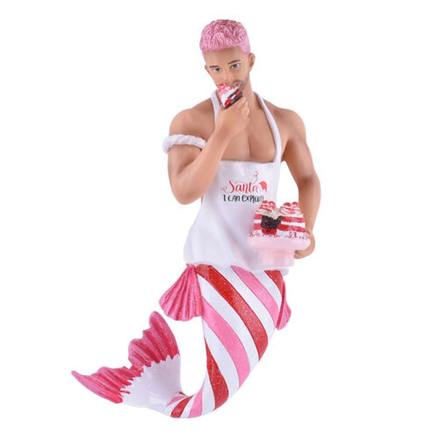 December Diamonds Mermen Santa's Taster Figurine