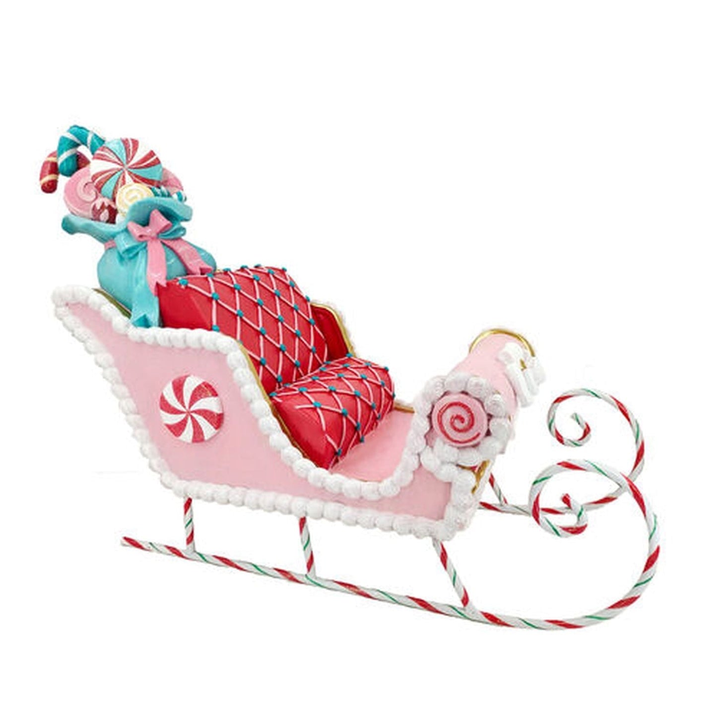 Santa's Sweet Shoppe Collection December Diamonds Santa's Sweet Shoppe Collection 22" Sweet Shoppe Candy Sleigh