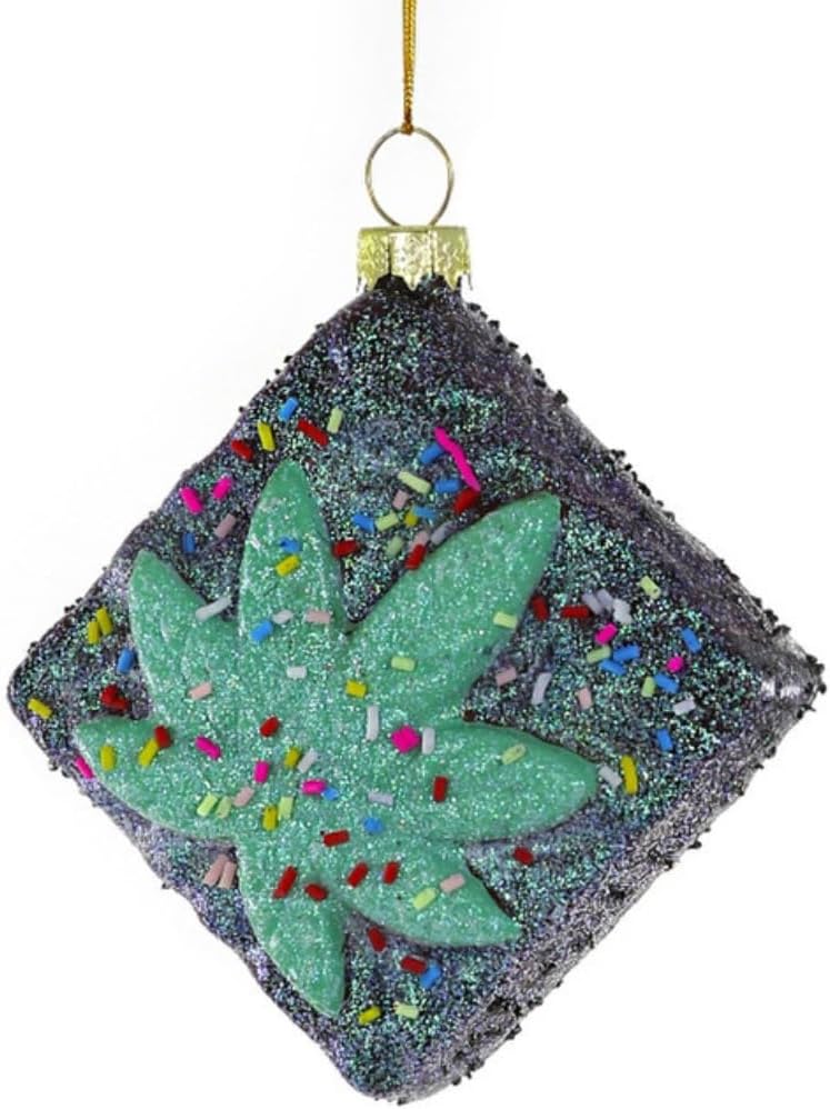 Special Brownie Blown Glass Hanging Ornament