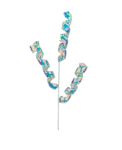 Bling Sequin Frizzy Curly Spray H24 iridescent