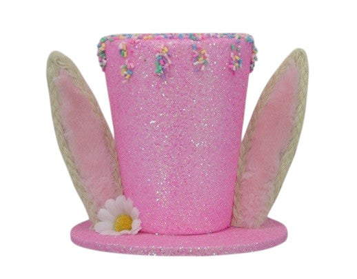 5.5" BUNNY HAT ORNAMENT