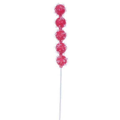 Santa's Sweet Shoppe Collection - Luxe 15" Sugar Ball Pick