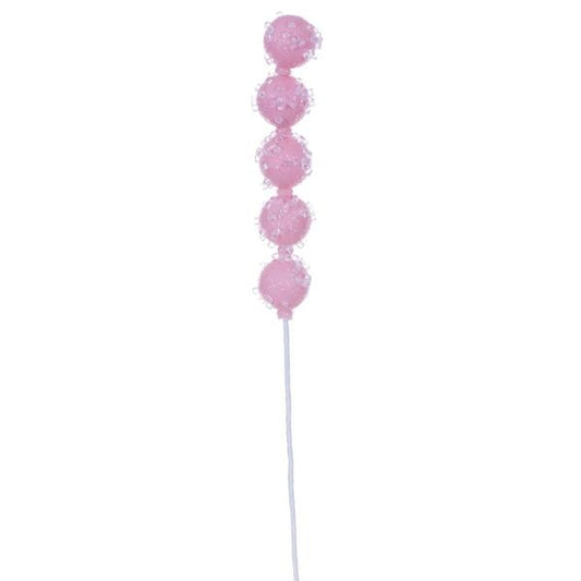 Santa's Sweet Shoppe Collection - Luxe 15" Sugar Ball Pick