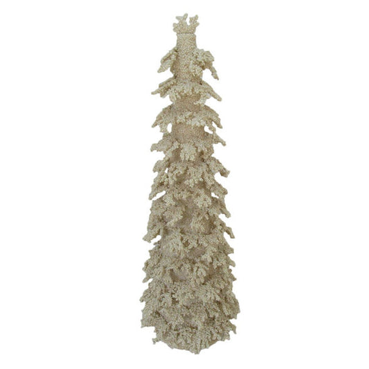 December Diamonds Ocean Mist 17" Natural Coral Cone Tree