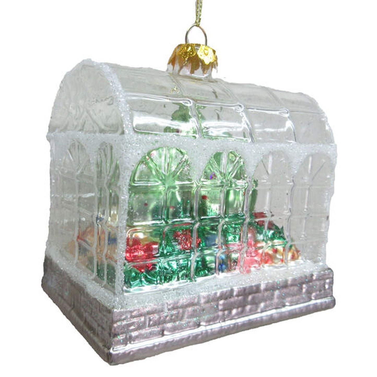 December Diamonds Christmas Greenhouse Garden Greenhouse Ornament