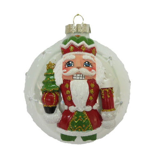 December Diamonds Christmas Carousel 5" Painted Nutcracker Ornament