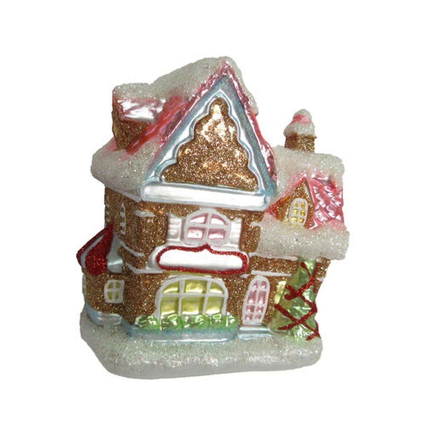 December Diamonds North Pole Sweet Shoppe Candy Gingerbread House Ornament