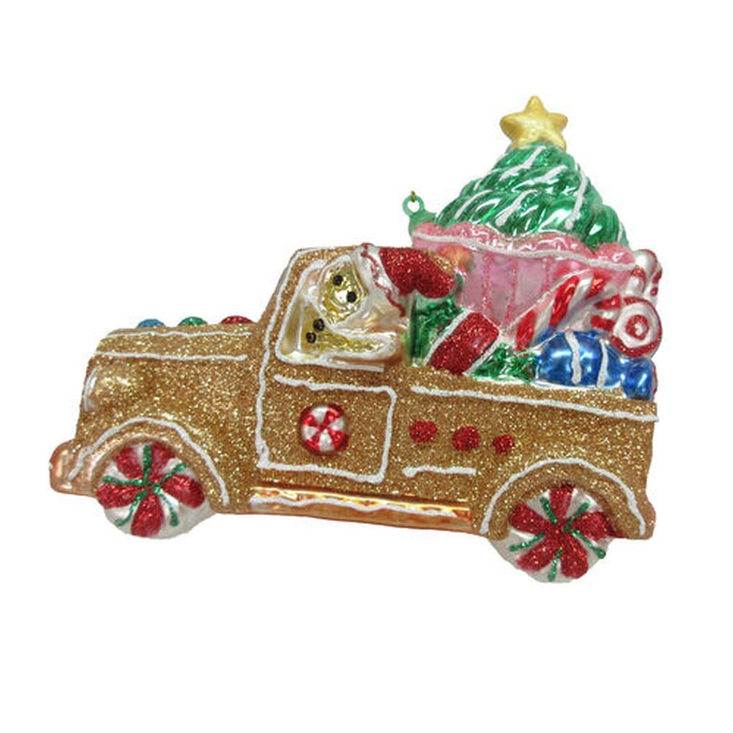 December Diamonds North Pole Sweet Shoppe Gingerbread Truck Ornament