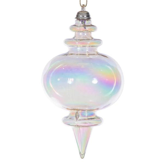 Santa's Sweet Shoppe Collection - Luxe Enamel 5" Iridescent Glossy Finial Ornament