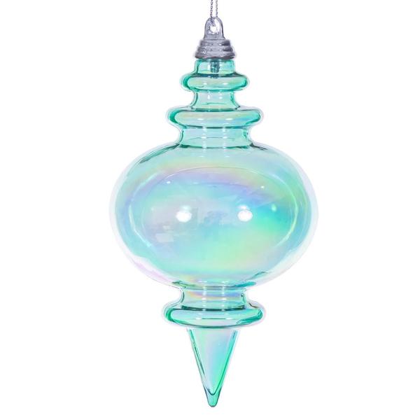 Santa's Sweet Shoppe Collection - Luxe Enamel 5" Iridescent Glossy Finial Ornament