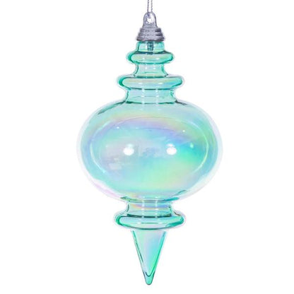 Santa's Sweet Shoppe Collection - Luxe Enamel 5" Iridescent Glossy Finial Ornament