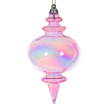 Santa's Sweet Shoppe Collection - Luxe Enamel 5" Iridescent Glossy Finial Ornament