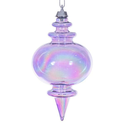 Santa's Sweet Shoppe Collection - Luxe Enamel 5" Iridescent Glossy Finial Ornament