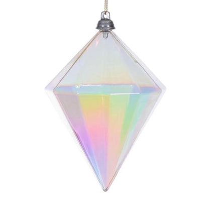 Santa's Sweet Shoppe Collection - Luxe Enamel 5" Iridescent Glossy Diamond Ornament