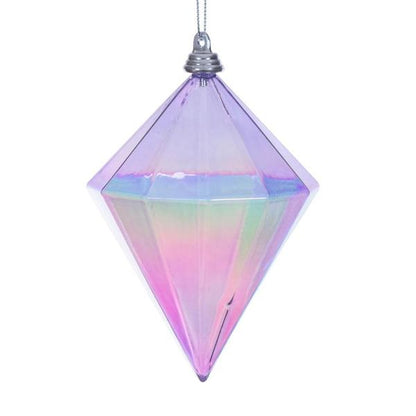 Santa's Sweet Shoppe Collection - Luxe Enamel 5" Iridescent Glossy Diamond Ornament