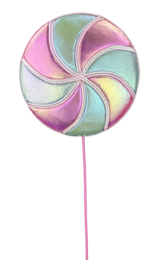 Lollipop Spray 6" Mint,Pink,Gold