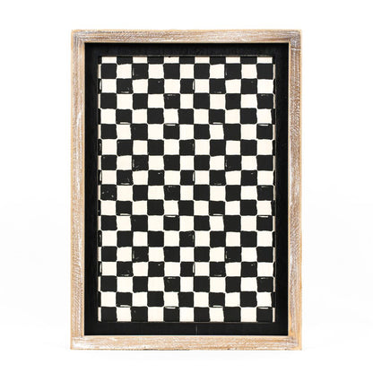 10x14 Reversible Wood Frame Sign