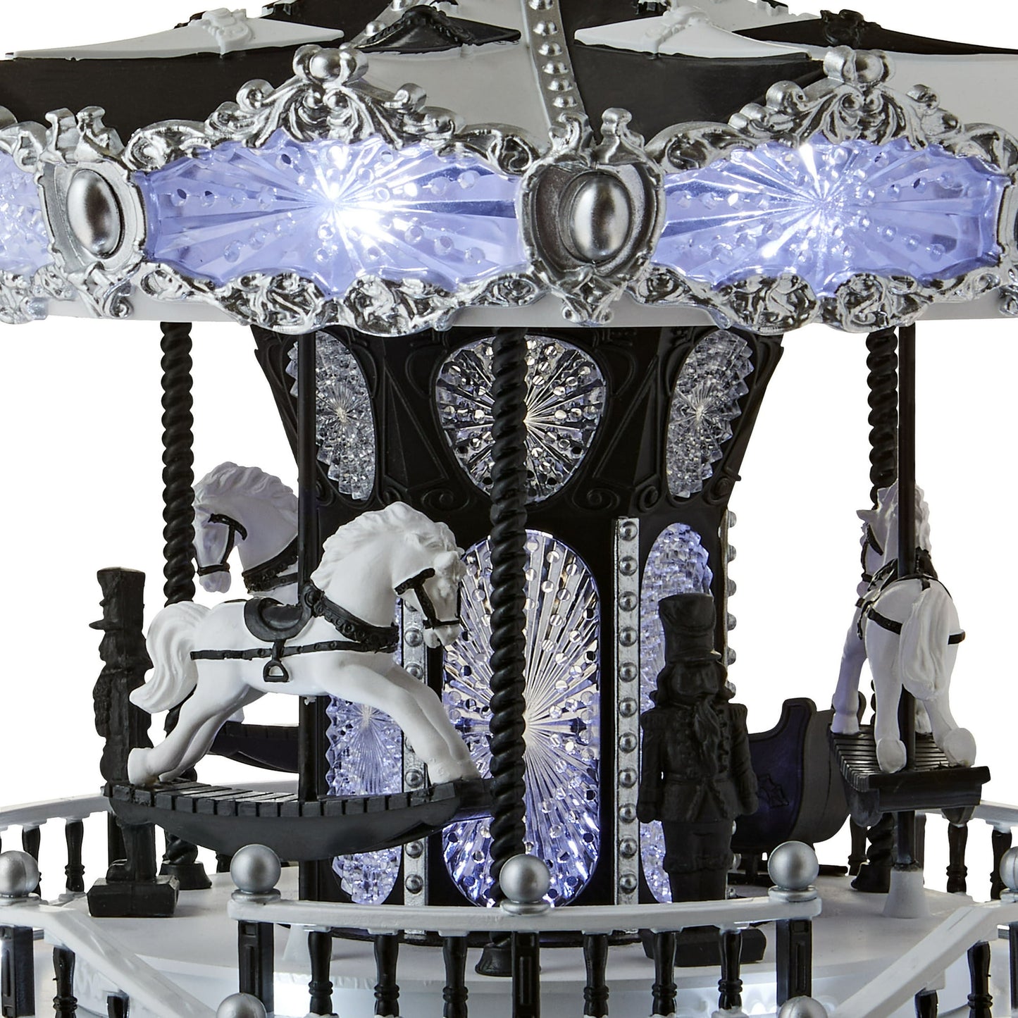 Royal Court Collection - 11" Spooky Christmas Musical Carousel