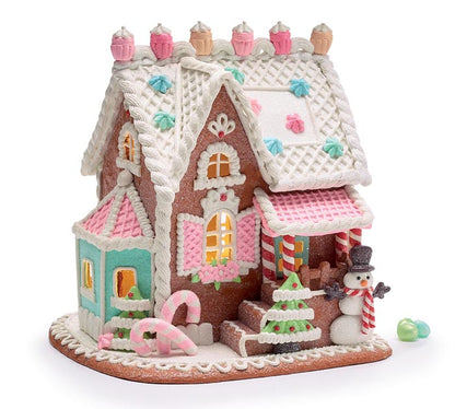 9" CLAY DOUGH GINGERBREAD HOUSE