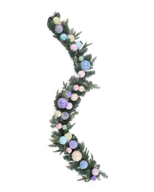 SANTA'S SWEET SHOPPE COLLECTION - 6ft Juniper Garland With Ornaments