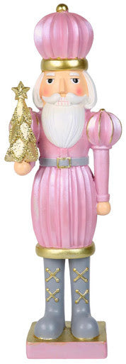18" Pinkmas Nutcracker Figurine