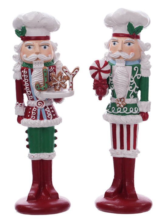 11" Gingerbread Nutcrackers - SET OF 2