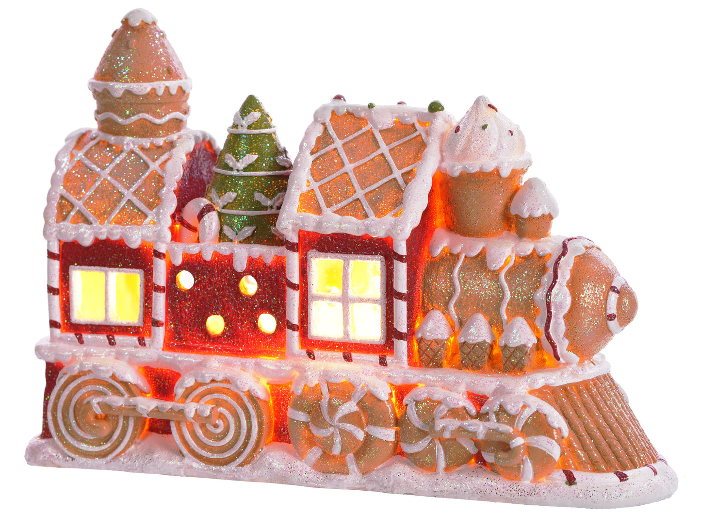 10" Gingerbread Train