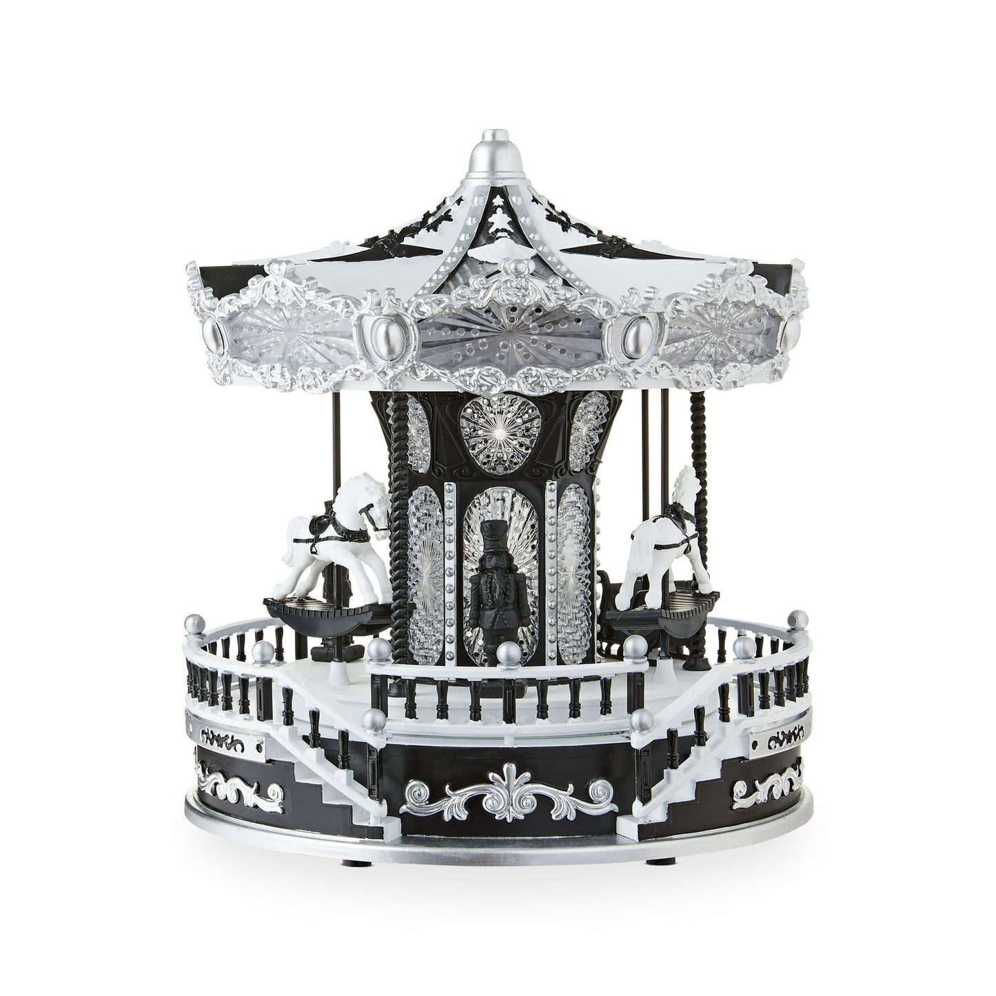 Royal Court Collection - 11" Spooky Christmas Musical Carousel
