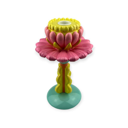 8" RESIN FLOWER CANDLE HOLDER (Copy)