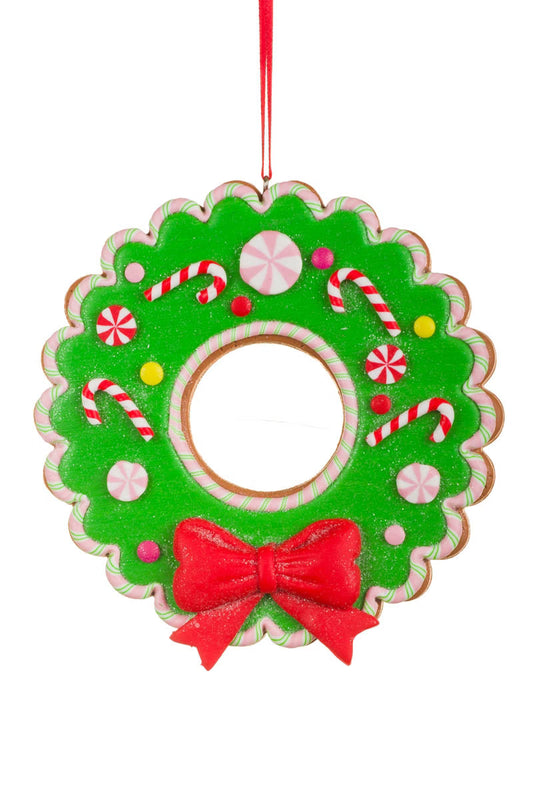 5" Gingerbread Wreath Ornament