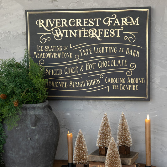 22" RIVERCREST FARM SIGN