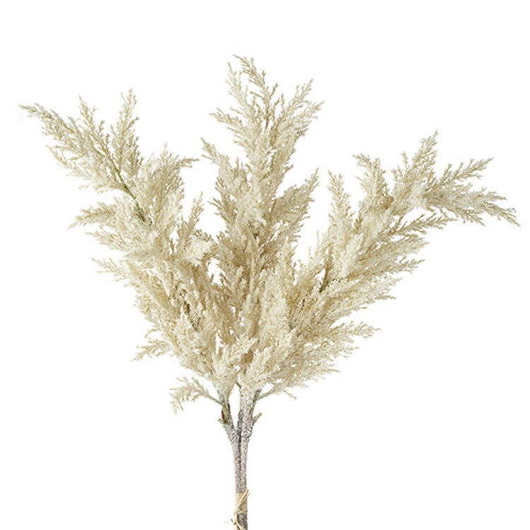 Raz Imports 2022 Winter Cottage 36" Iced Pampas Grass Bundle