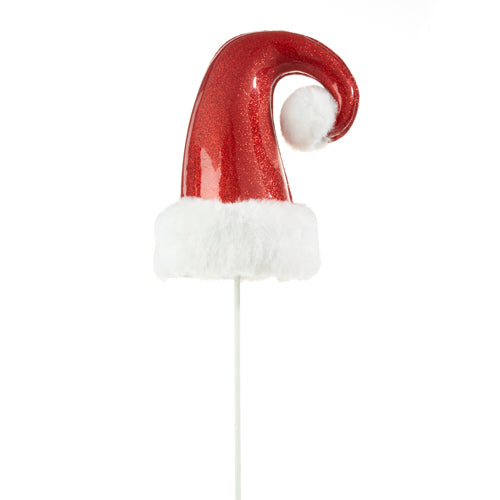 Raz Imports 2023 Jingle & Cocoa 28" Santa Hat Pick