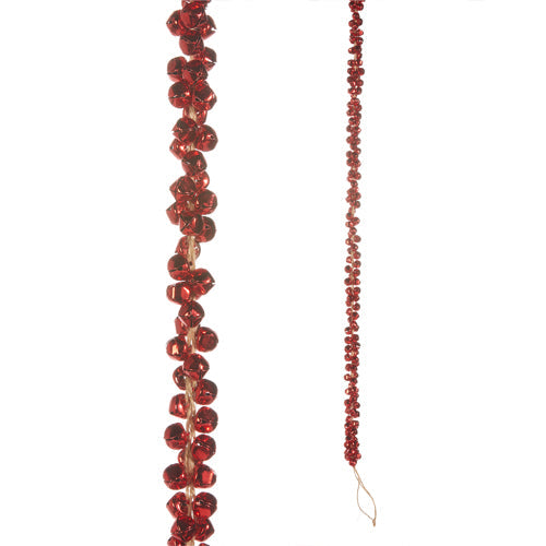 Raz Imports 2023 Sleigh Bells 4' Jingle Bell Garland