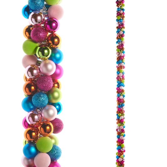 Santa's Sweet Shoppe Collection - 5-FT  Ball Garland