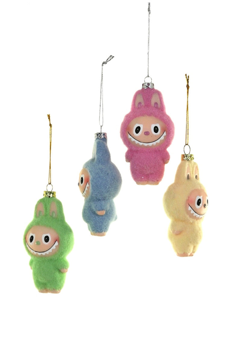 Santa's Sweet Shoppe Collection -  4" Glass MONSTER Ornament