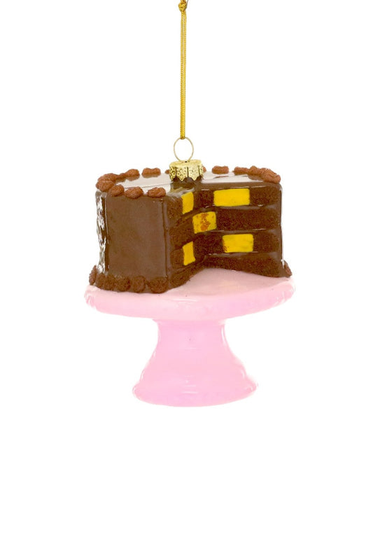 CHECKERED CAKE ORNAMENT