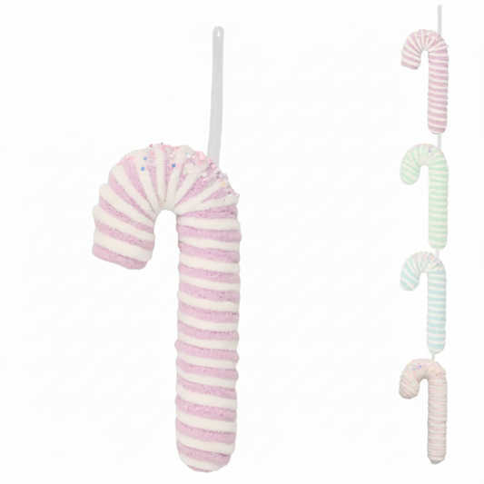 Santa's Sweet Shoppe Collection -  8" Candy Cane Ornament