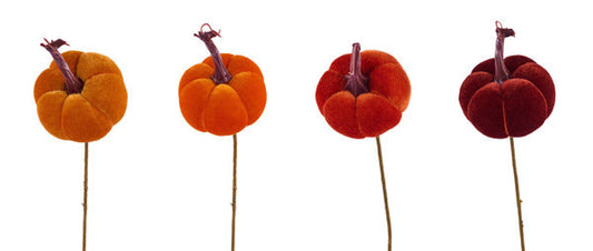 14"L, 4"DIA X 2.5"H PUMPKIN PICK , PICK ONE