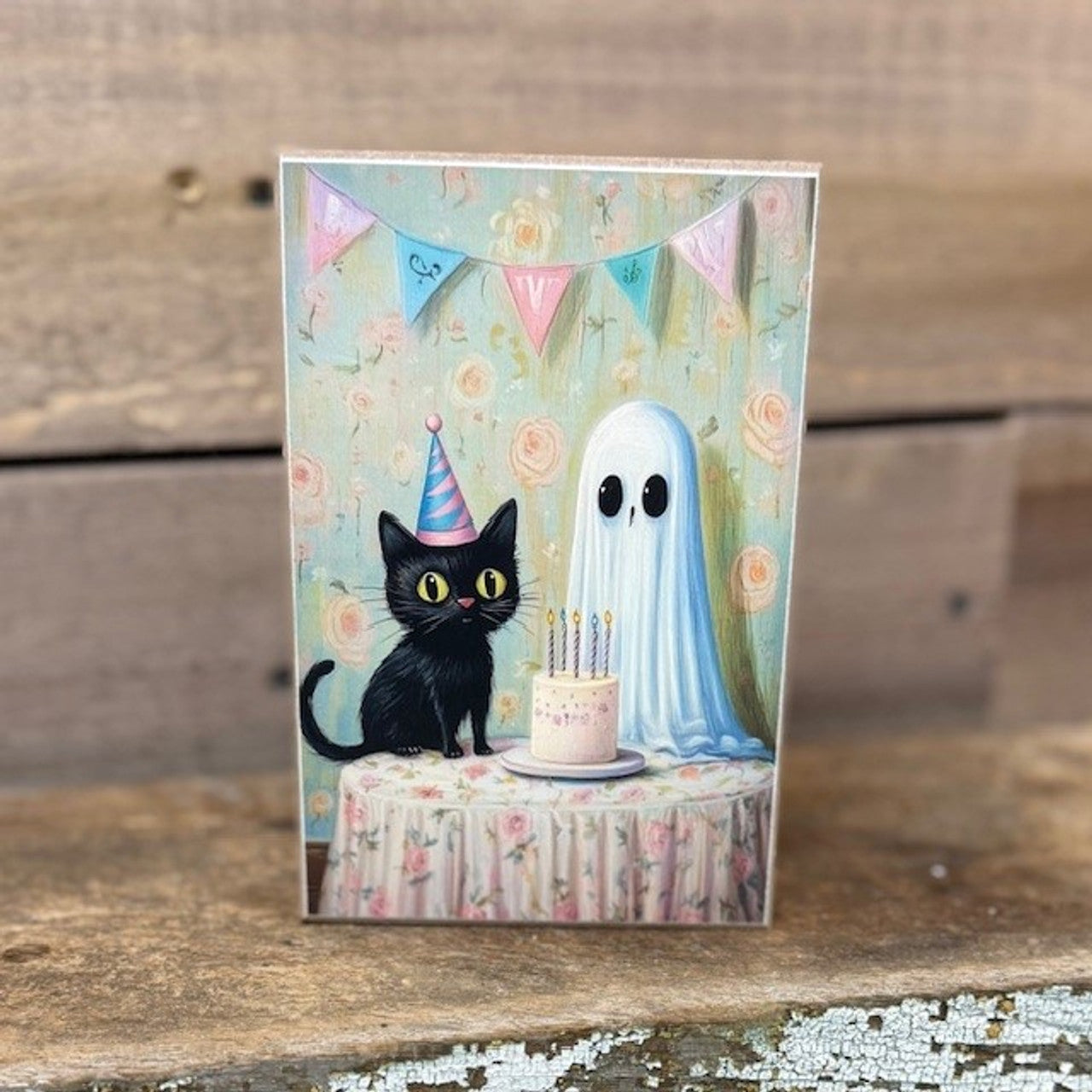6x4 BIRTHDAY GHOST BLOCK