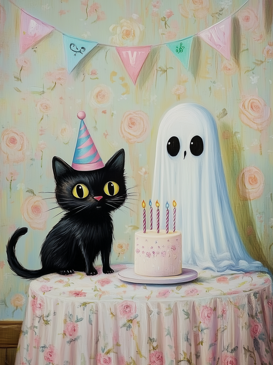 6x4 BIRTHDAY GHOST BLOCK