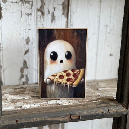 6x4 GHOST PIZZA SLICE BLOCK