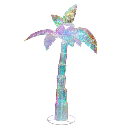 Iridescent LED 75" Palm Tree