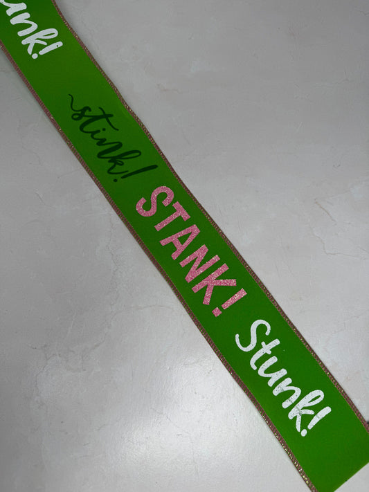2.5"X10YD STINK STANK STUNK/VLT LIME/PINK/WHITE/EMERALD