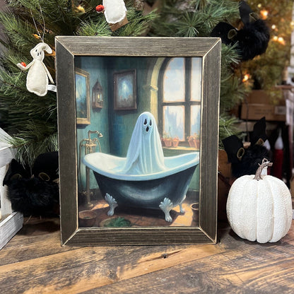 12x16 BATH TIME GHOST